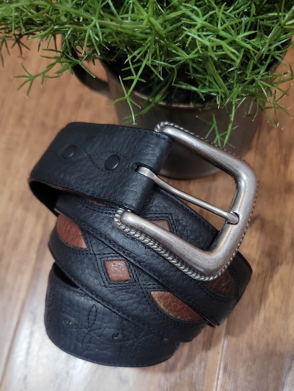 Resistol Leather Belt 36